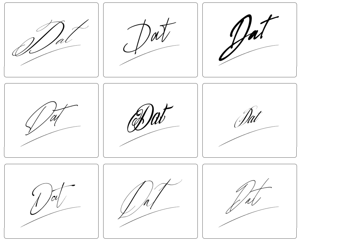 chữ ký tên đạt đẹp nhất