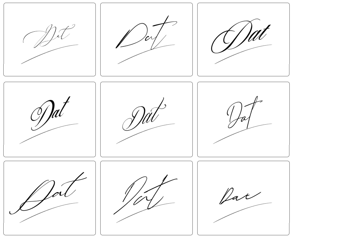 chữ ký tên đạt đẹp