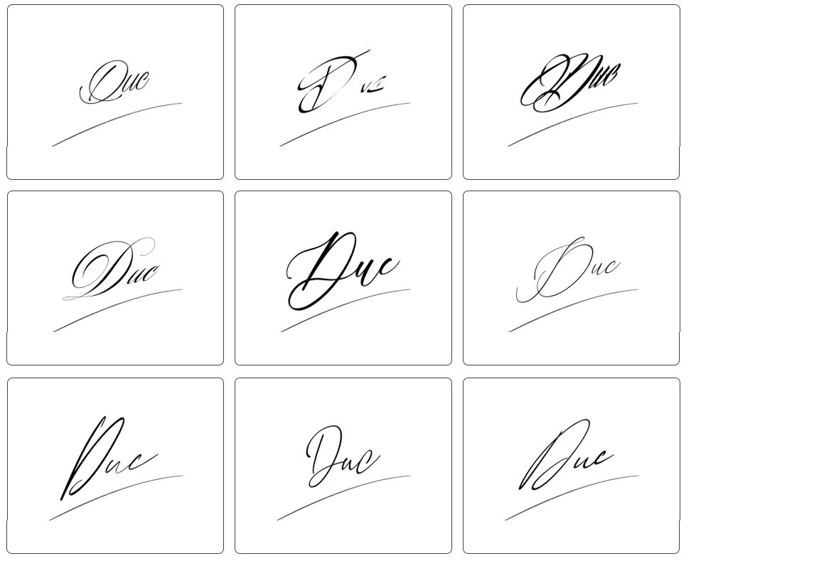 chữ ký đẹp tên đức