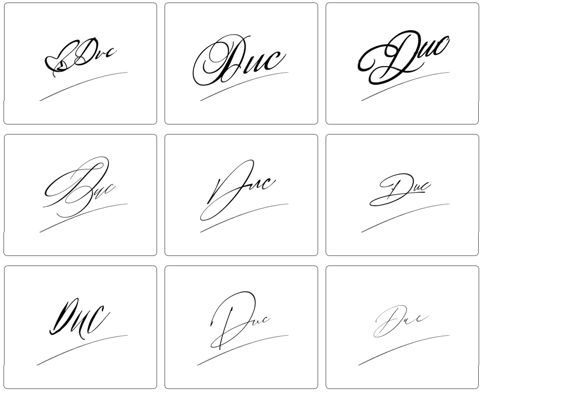 chữ ký tên đức đẹp