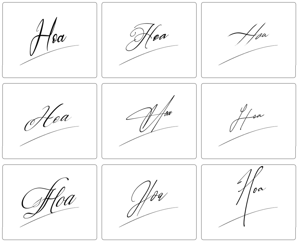 theo tên mẫu chữ ký tên hoa