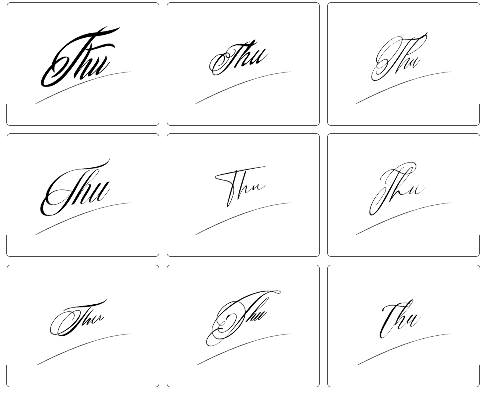 cách viết chữ ký tên thư 