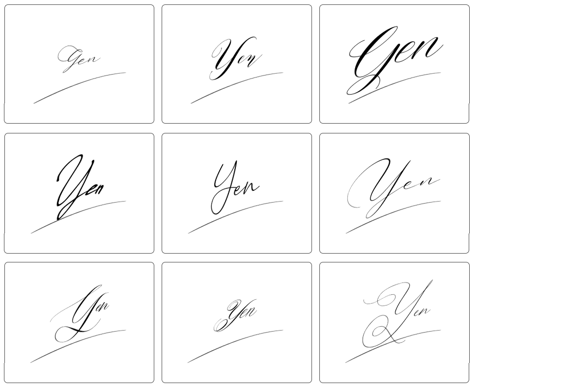 theo tên chữ ký tên yến đẹp nhất