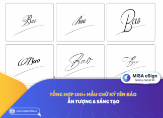 Tổng hợp 100+ mẫu chữ ký tên Bảo ấn tượng & sáng tạo Chữ ký tên bảo