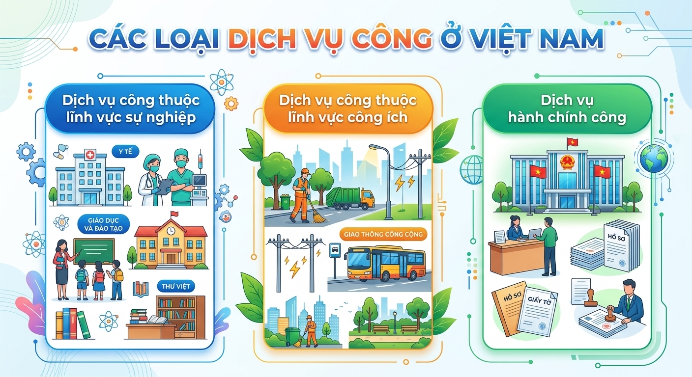 các loại dịch vụ công