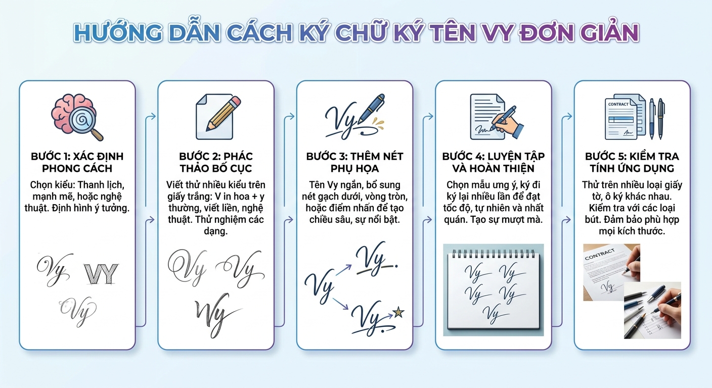cách ký tên vy