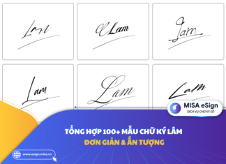 chữ ký lam
