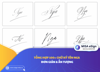 Tổng hợp 100+ chữ ký tên Nga đơn giản & ấn tượng chữ ký tên nga