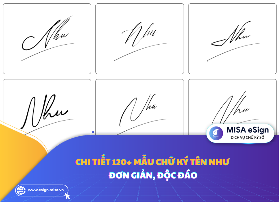 chữ ký tên như