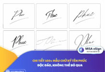 chữ ký tên phúc