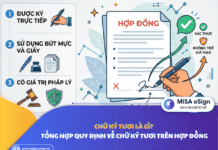 chữ ký tươi là gì