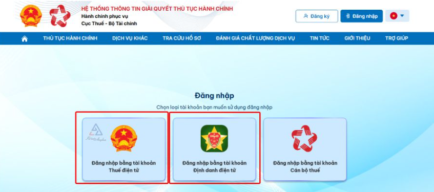 cổng dịch vụ công