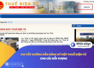 đăng ký nộp thuế điện tử