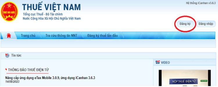 đăng ký tài khoản thuế cá nhân