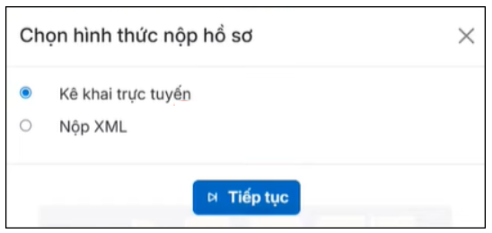 hình thức nộp hồ sơ