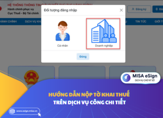 hướng dẫn nộp tờ khai thuế trên dịch vụ công