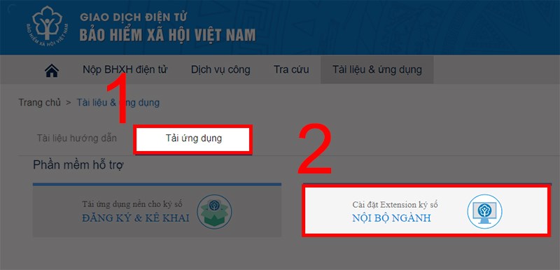ký số nội bộ ngành