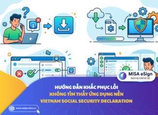 lỗi không tìm thấy ứng dụng nền vietnam social security declaration