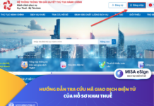 mã giao dịch điện tử của hồ sơ khai thuế