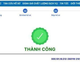 nộp thành công