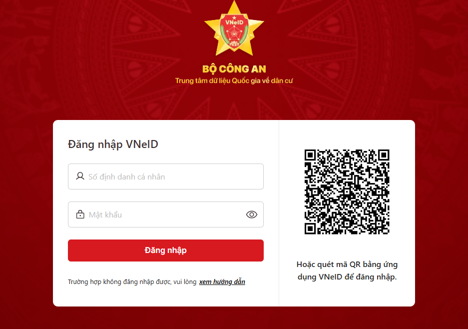 tài khoản định danh điện tử
