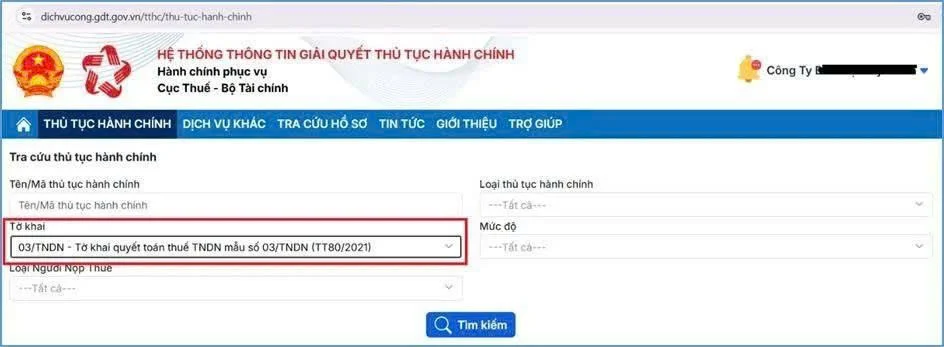 thủ tục hành chính