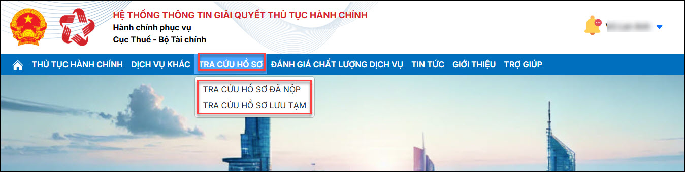 tra cứu hồ sơ
