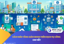 cách báo tăng giảm BHXH trên dịch vụ công