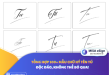 chữ ký tên Tú
