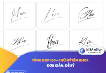 Tổng hợp 100+ chữ ký tên Khoa đơn giản, dễ ký chữ ký tên khoa