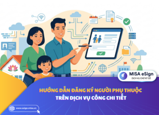 đăng ký người phụ thuộc trên dịch vụ công
