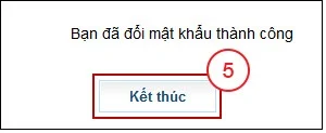 đổi mật khẩu thành công