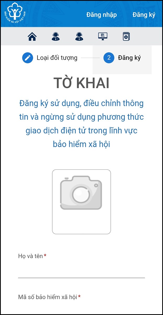 kê khai thông tin