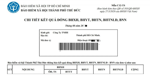 kết quả mẫu c12-TS