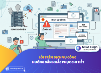 lỗi trên dịch vụ công