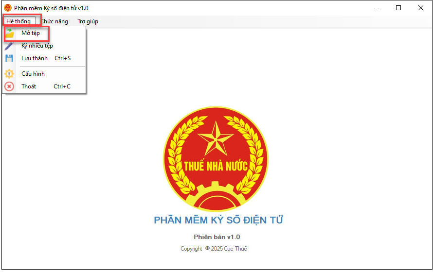 mở tệp