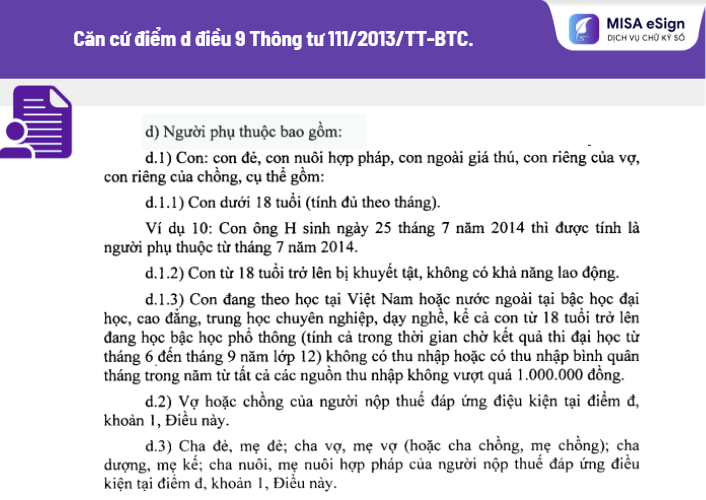 người phụ thuộc