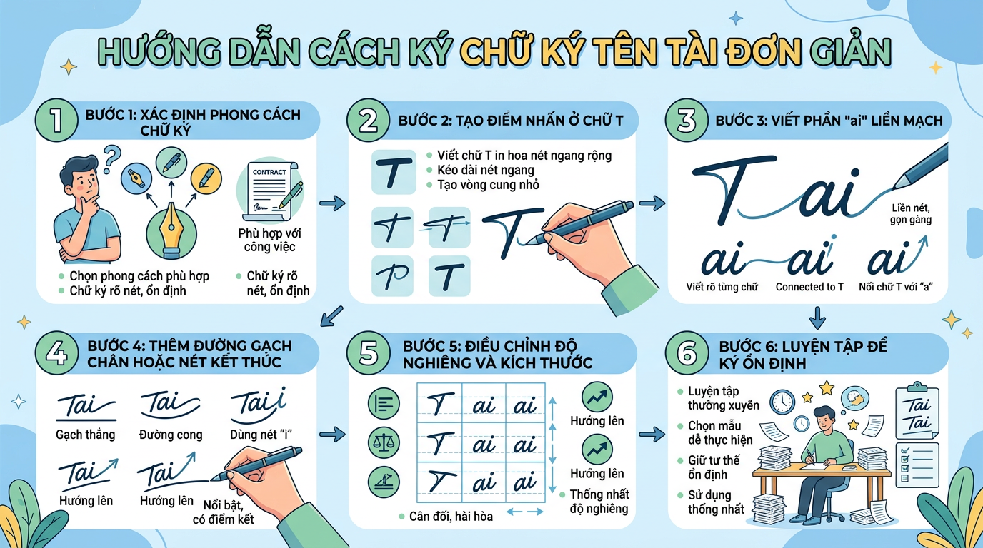 cách ký chữ ký tên tài