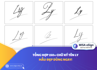 chữ ký tên Ly