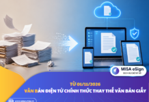 văn bản điện tử thay thế văn bản giấy